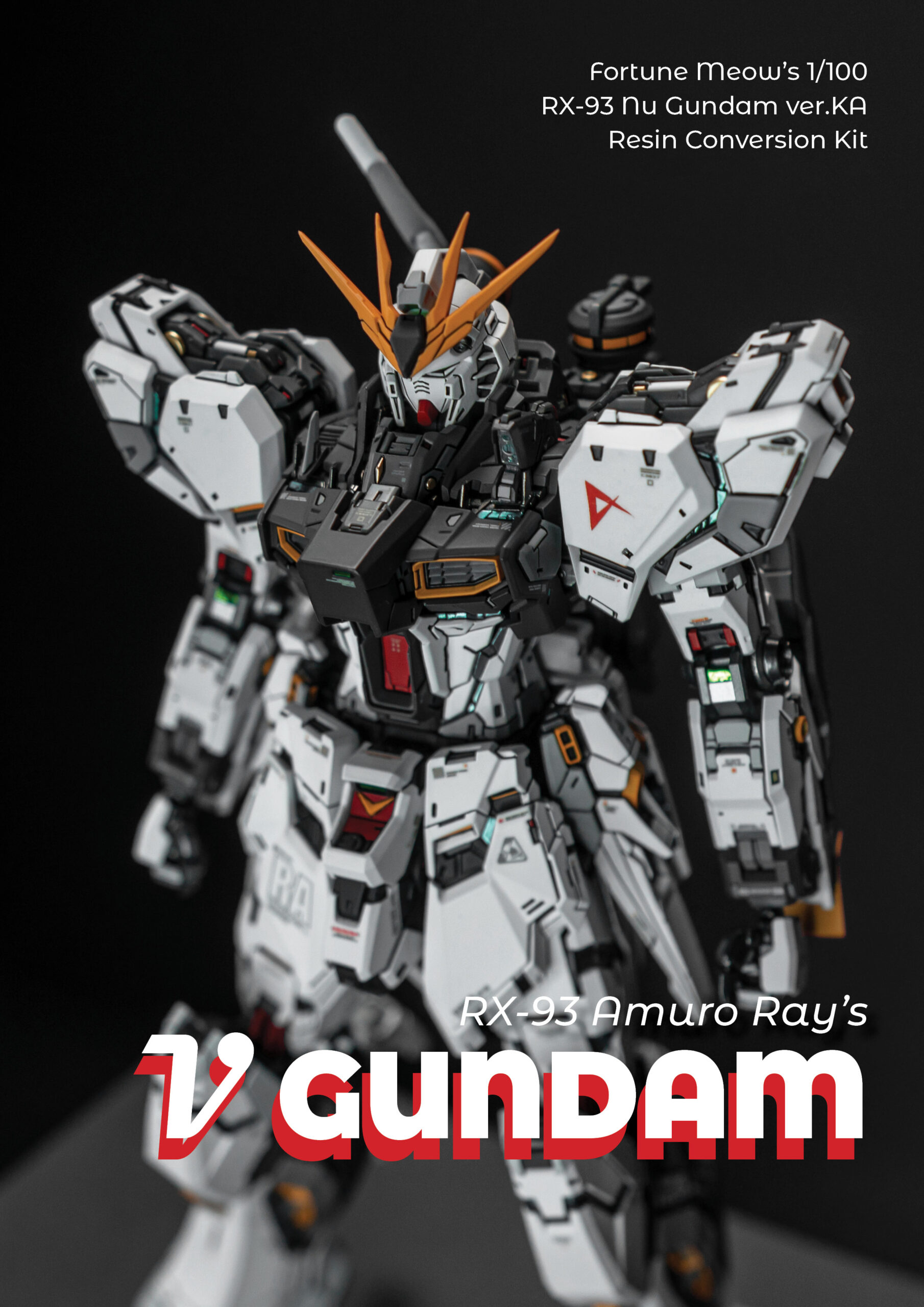 Fortune Meow's 1/100 RX93 Nu Gundam ver.KA Conversion Kit -